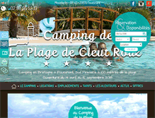 Tablet Screenshot of campinglaplage.fr