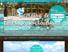 Tablet Screenshot of de.campinglaplage.fr